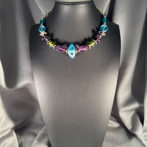 Elegant Multicolor Beaded Necklace